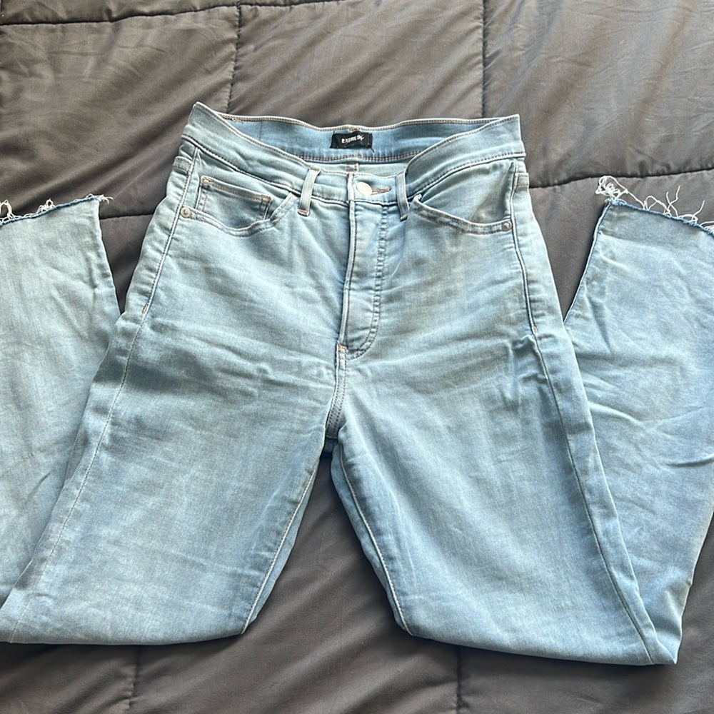 Women’s cropped flare high rise jeans from Express